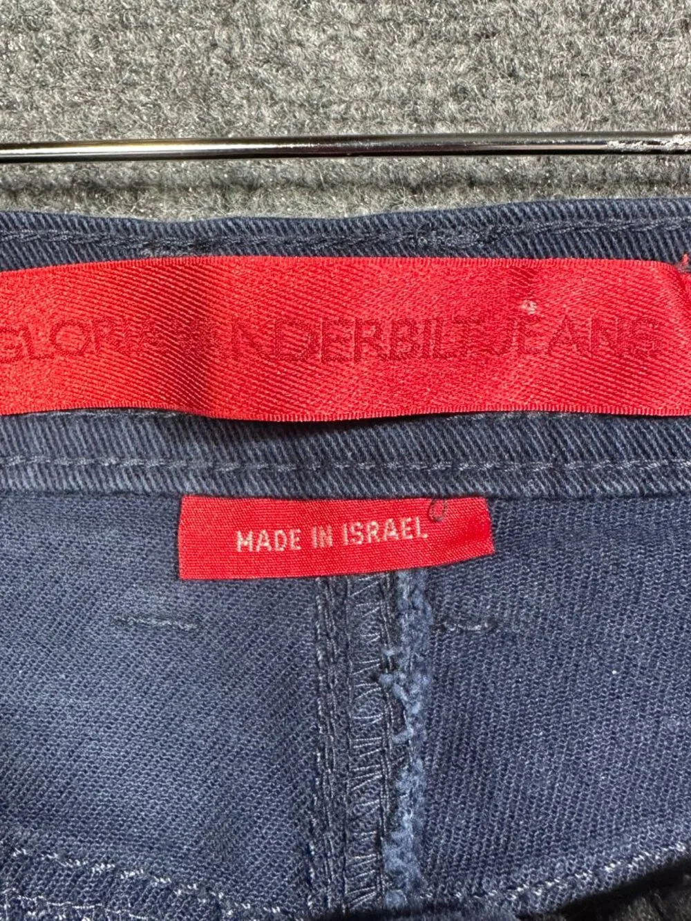 Gloria Vanderbilt Jeans Womens 10 Petite Ankle Straight Blue Cotton Stretch - Picture 5 of 11